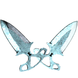★ Shadow Daggers | Damascus Steel (Minimal Wear)